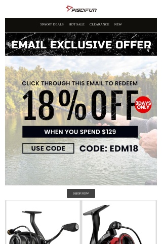 An Email Exclusive Offer Arrived!