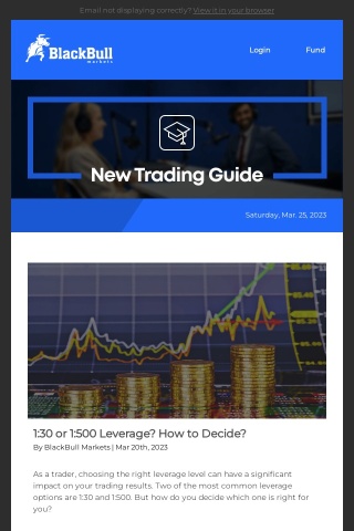 New Trading Guide: 1:30 or 1:500 Leverage? How to Decide?