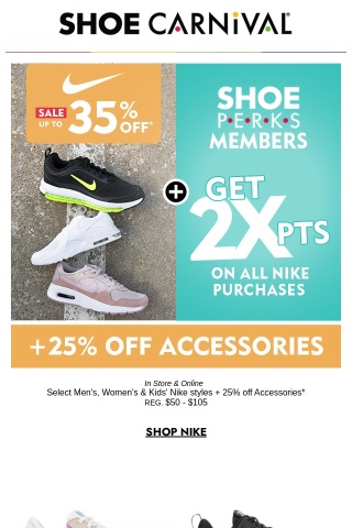 Do you want to save up to 35% on Nike?