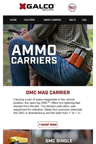 Ammo Carriers Informative Email