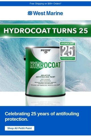 Hydrocoat: 25 years of reliable antifouling protection