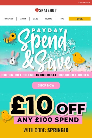 ⭐ Spring Spend & Save Now Live 🌷Don't Miss Out On These Awesome Discount Codes!