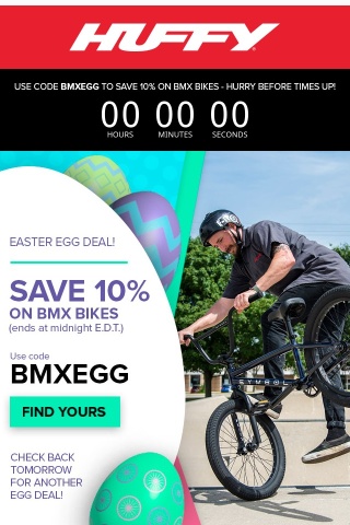 🐰 10% OFF BMX BIKES! - Easter Egg