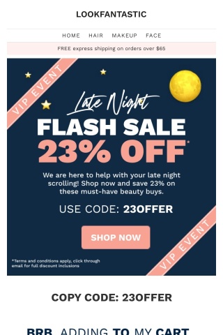 Late Night Savings 🌙 Save 23%