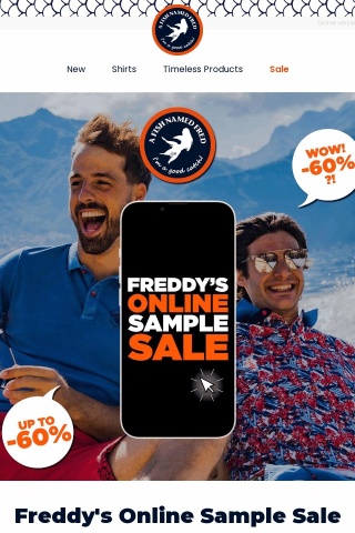 COUNTDOWN 🚨 Freddy's Online Sample Sale 🎣
