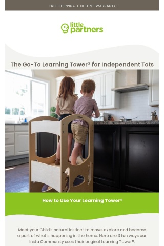 3 Fun Ways To Use Your Learning Tower® 🤩