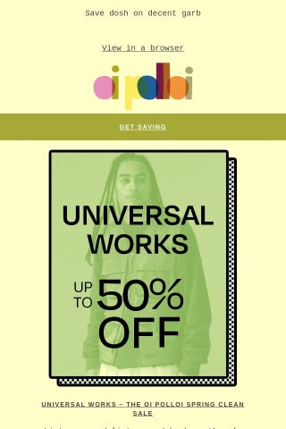 A Universal Works sale smashdown