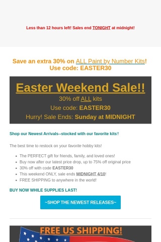 💐 Easter SALE - 30% Coupon! Fast USA shipping