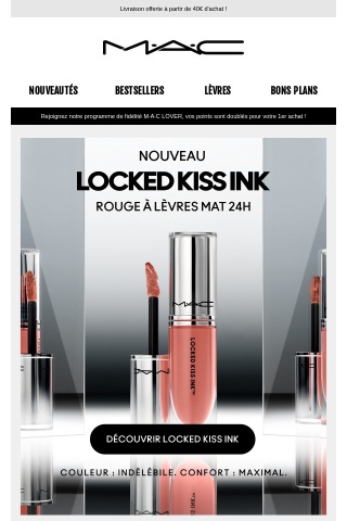 Les teintes best-sellers Locked Kiss Ink​ sont de retour