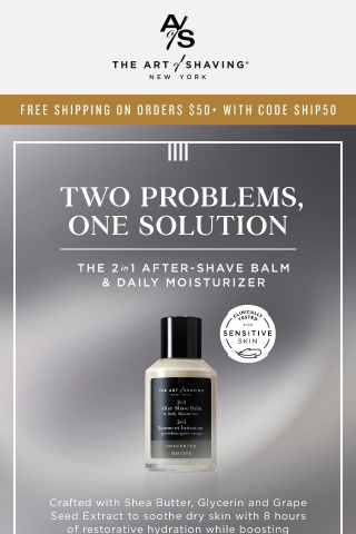 Discover Our 2in1 After-Shave Balms