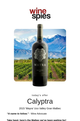 🕵️‍♂️ 94 points, $22 - a top value Argentina Malbec
