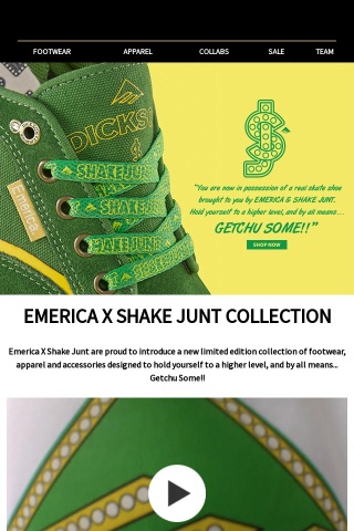 Introducing The Emerica X Shake Junt Collection
