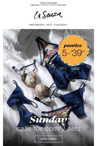Panties 5/$39.95 inside! (Plus, additional 40% off sale)