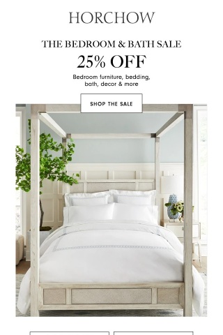 Click quick! 25% off select bedding, bath, curtains, bedroom furniture FINAL HOURS