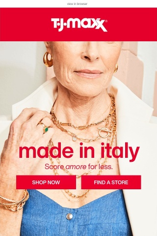 New Italian luxury just dropped! ❤️💚