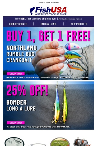 Buy 1, Get 1 Free Northland Rumble Bugs is Ending Soon!