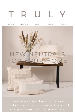 New Neutrals For Your Home