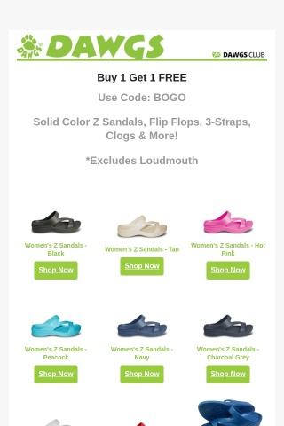 Final Day! Buy 1 Get 1 FREE on Solid Colors!