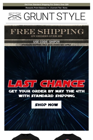 Last Chance - May The 4th Gear