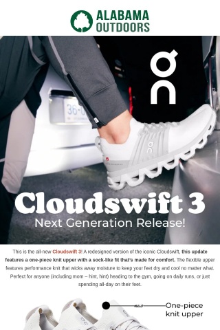 New: ON Cloudswift 3