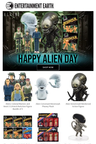 4/26! Alien Day Arrives - Bring 'Em Home with You!