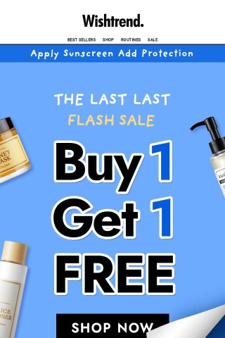 Flash Sale 1+1 Ends Real Soon....😱