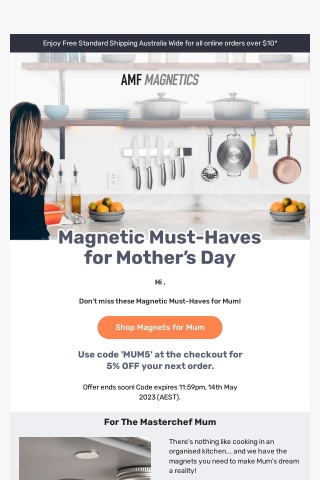  Don't Miss 5% OFF Our Mother's Day Gift Guide 🧲 💕