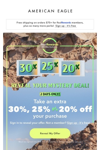 EXTRA 30%, 25%, or 20% off: what's your deal?!?