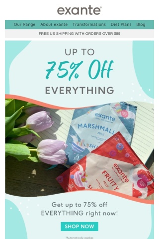SALE ALERT: Up to 75% OFF EVERYTHING 🚨