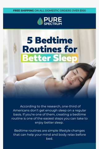 5 Bedtime Routines to Help You Sleep