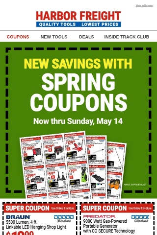 MORE SPRINGTIME COUPONS TO HELP YOU SAVE!