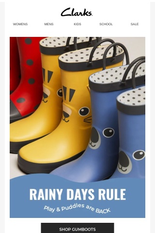 Kids gumboots are in!
