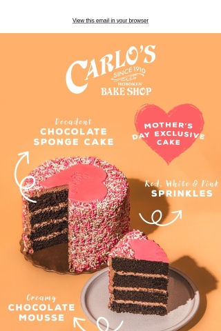 Make Mom's Day Extra Special: Treat Her to Our Exclusive Mother's Day Cake + Get $5 Off 🥰🌸
