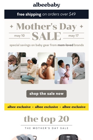 💐 The Mother's Day Sale is Live! 💐