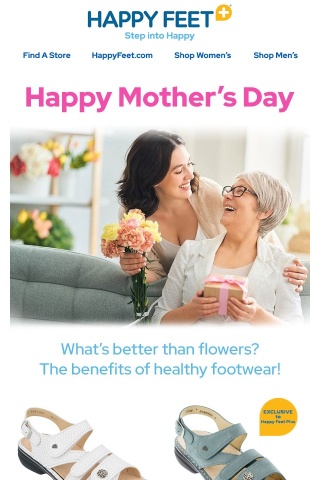 Healthy Footwear - A Great Mother's Day Gift