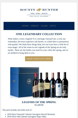 Six Icons of Wine, One Legendary Collection