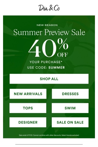 NOW TRENDING | The Summer Preview Sale 💃