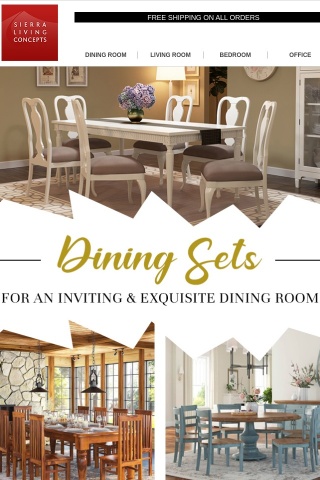 Browse Solid Wood Dining Table Sets. Enjoy Free Shipping + 10% Off