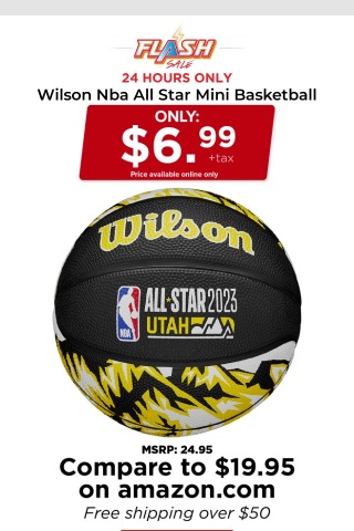🔥24 HOURS ONLY | NBA ALL STAR MINI BALL | FLASH SALE