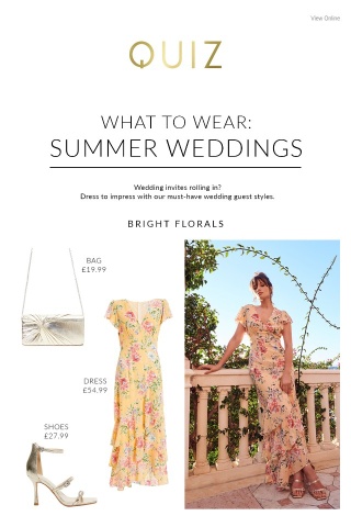 What to wear: Summer weddings 💛