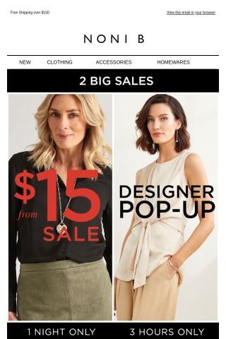 You’re Invited to Shop from $15* Sale First!