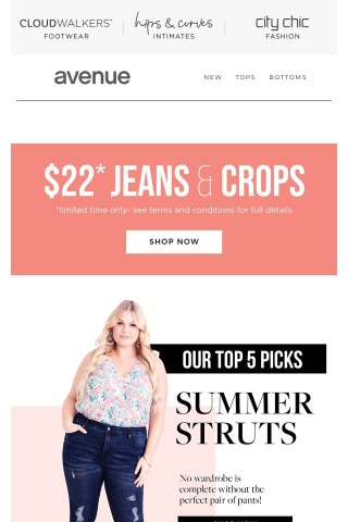 👖 5 Fresh Summer Styles You Need: $22* Jeans & Crops