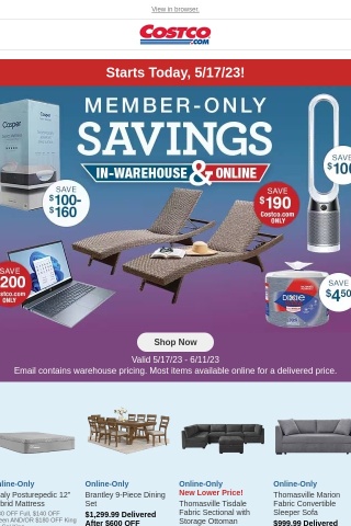 NEW & EXCLUSIVE! Our Latest Member-Only Savings Book STARTS TODAY!