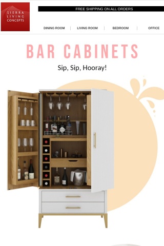 Tall Bar Cabinets for all your special moments 🥂✨