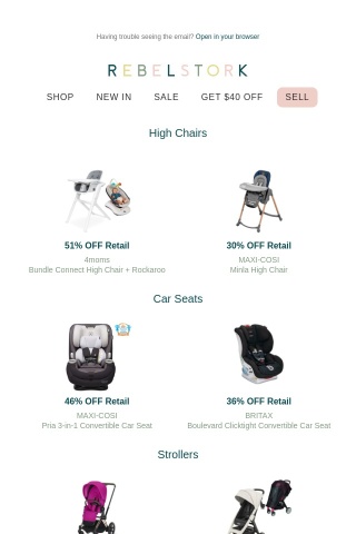 Hot Drops in the Top Baby Gear Categories