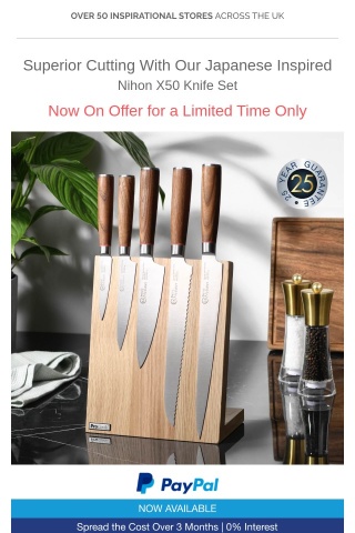 The Ultimate Japanese Knife Set Now on OFFER