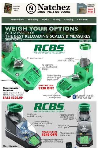 Weigh Your Options with a Variety of the Best Reloading Scales & Measures