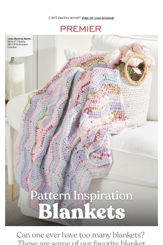 Open to get free blanket patterns!
