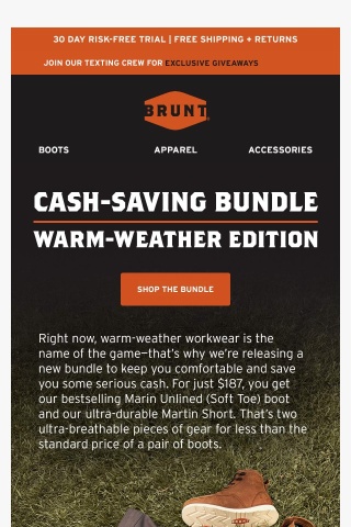 Our Latest Warm-Weather Bundle: SAVE $21