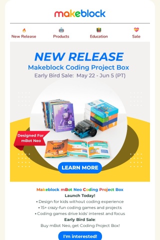 🔥New Release|Makeblock Coding Project Box Launch Today!
